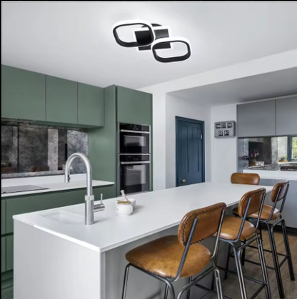 LAMPARAS EN CUADRADO DE TECHO